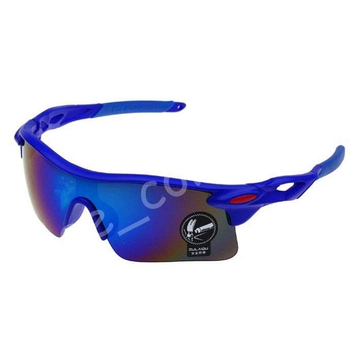 REFLECTIVE DARK GLASSES - Blue/Blue