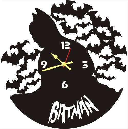 Batman Vinyl LP Wall Clock