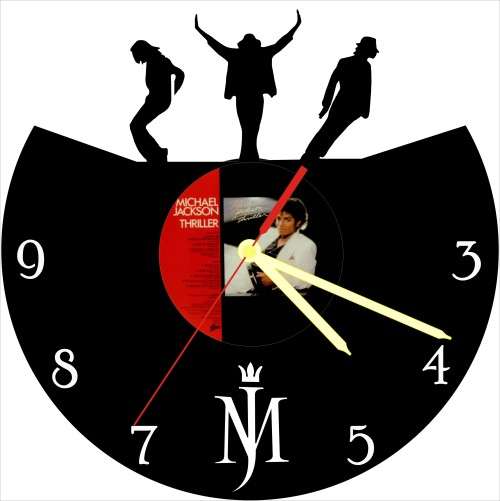 Michael Jackson Vinyl LP Wall Clock