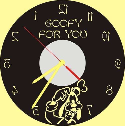 Reverse (Anti-Clockwise) Vinyl LP Wall Clock