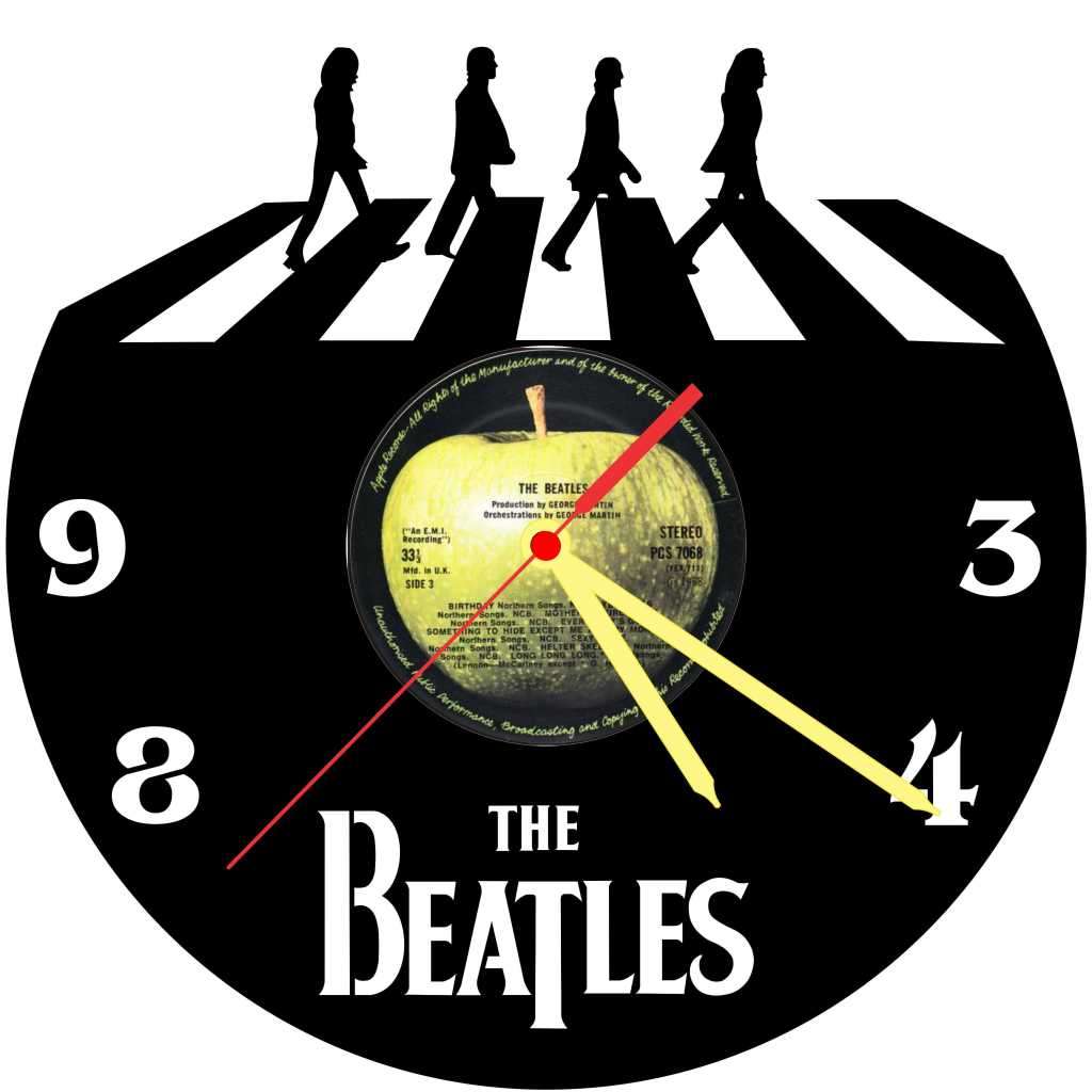 Beatles Vinyl LP Wall Clock