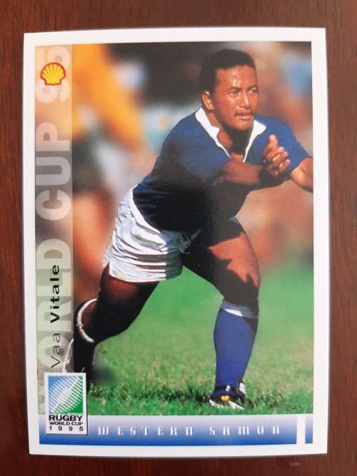 Sports Deck 1995 Rugby World Cup Collectors Cards: No 138 - Vaa Vitale (Western Samoa)