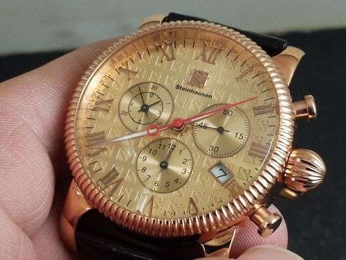 STEINHAUSEN CHRONOGRAPH  - Stunning Swiss Quartz (Ronda 5130) , Swiss Design - Great Looking Watch