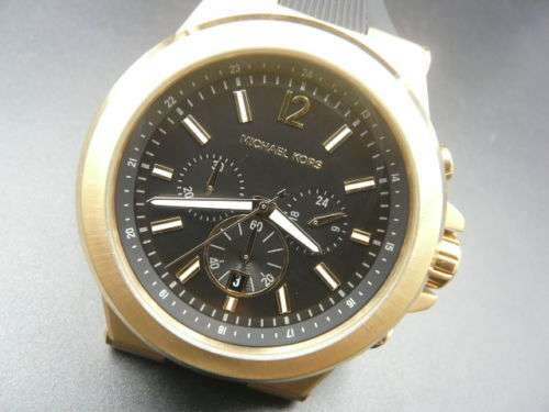 MICHAEL KORS DYLAN QUARTZ CHRONOGRAPH **STUNNING** MK8325