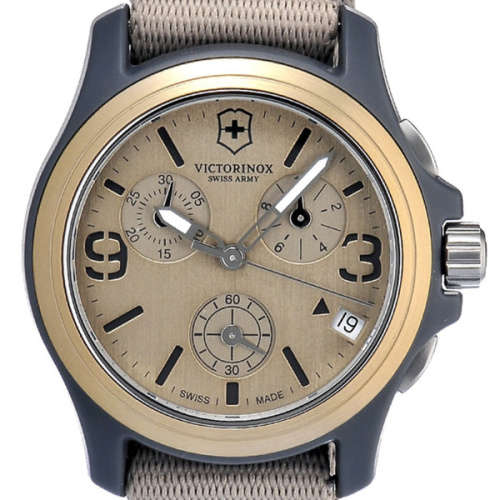 VICTORINOX SWISS ARMY 241533 SWISS MADE CHRONOGRAPH, SWISS QUARTZ MOVEMENT