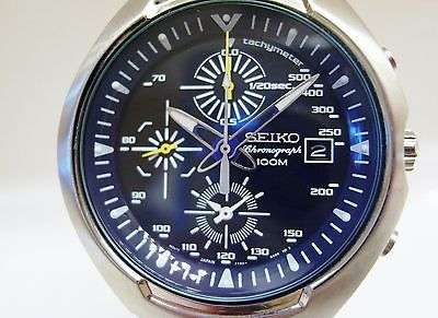 Seiko Chronograph Watch -SND079  Sporty *** Great Authentic Seiko Watch*** Looker***