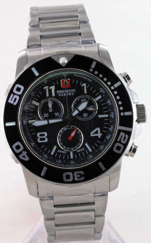 SWISS MILITARY HANOWA  06-5262.04.007.07 CHRONOGRAPH, SWISS MADE , SWISS QUARTZ MOVEMENT