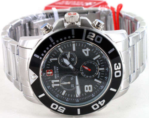 SWISS MILITARY HANOWA  06-5262.04.007.07 CHRONOGRAPH, SWISS MADE , SWISS QUARTZ MOVEMENT