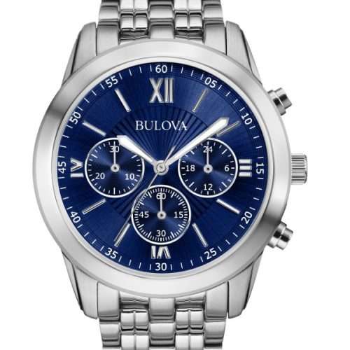 BULOVA MEN'S CHRONOGRAPH WATCH 96A174- IN BOX WITH PAPERS***LUXURY***