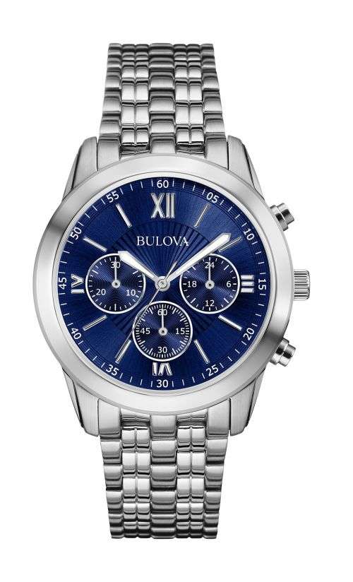 BULOVA MEN'S CHRONOGRAPH WATCH 96A174- IN BOX WITH PAPERS***LUXURY***
