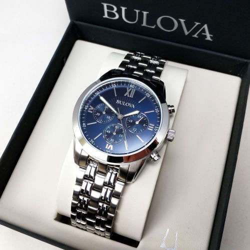BULOVA MEN'S CHRONOGRAPH WATCH 96A174- IN BOX WITH PAPERS***LUXURY***