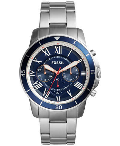 FOSSIL MENS FS5238 GRANT SPORT AUTHENTIC CHRONOGRAPH  WATCH **GREAT LOOKER** - IN STOCK