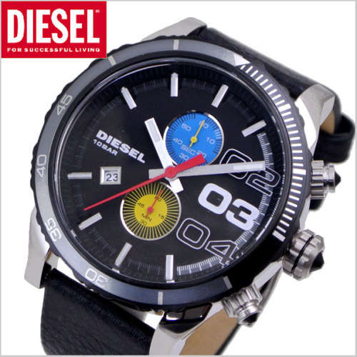 DIESEL DOUBLE DOWN BLACK DIAL CHRONOGRAPH  DZ4331- MUST HAVE WATCH