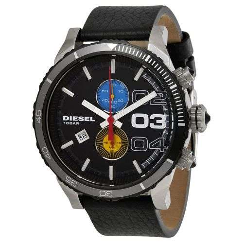 DIESEL DOUBLE DOWN BLACK DIAL CHRONOGRAPH  DZ4331- MUST HAVE WATCH