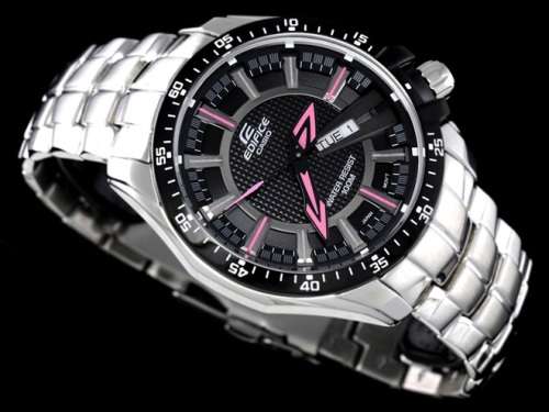 CASIO EDIFICE EF-130D-1A4VDF - STUNNING  BOLD WATCH