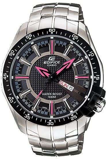 CASIO EDIFICE EF-130D-1A4VDF - STUNNING  BOLD WATCH