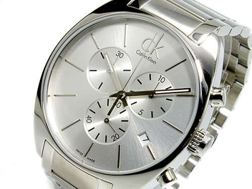 CALVIN KLEIN SWISS MADE MEN`S QUARTZ CHRONOGRAPH WATCH