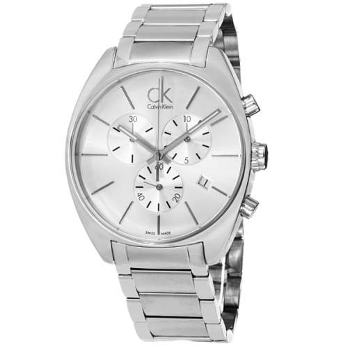 CALVIN KLEIN SWISS MADE MEN`S QUARTZ CHRONOGRAPH WATCH