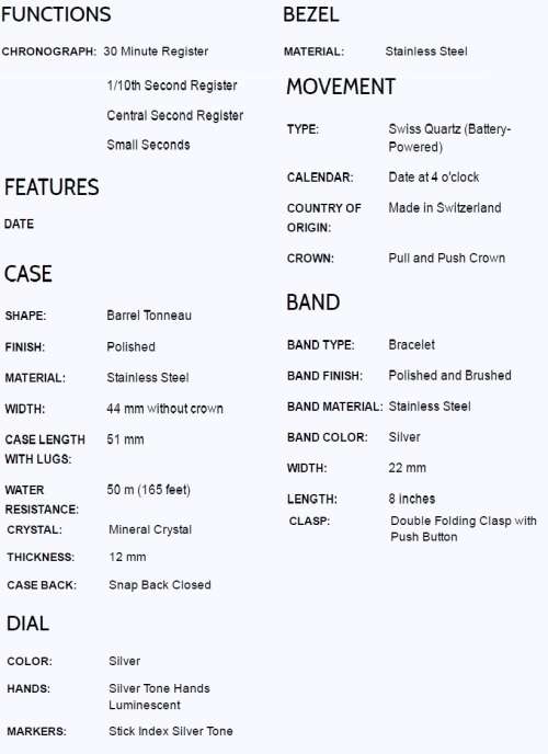 CALVIN KLEIN SWISS MADE MEN`S QUARTZ CHRONOGRAPH WATCH