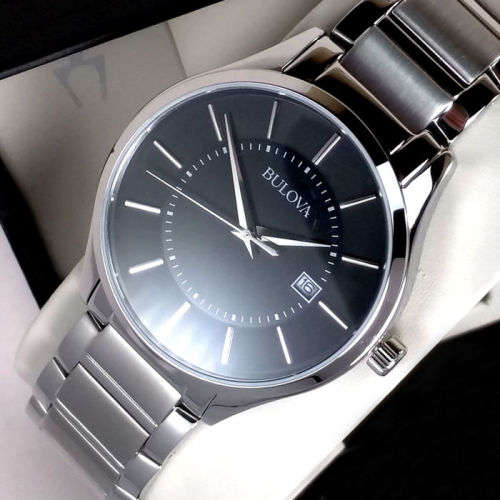 BULOVA 96B267 - MEN`S CLASSIC QUARTZ DRESS WATCH NEW IN MANUFACTURERS BOX