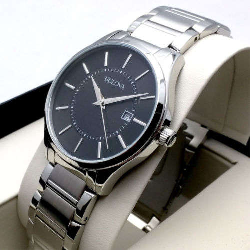 BULOVA 96B267 - MEN`S CLASSIC QUARTZ DRESS WATCH NEW IN MANUFACTURERS BOX