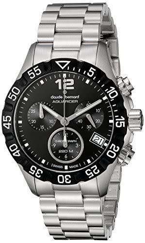 CLAUDE BERNARD AQUARIDER  CHRONOGRAPH    SWISS MADE , SWISS QUARTZ