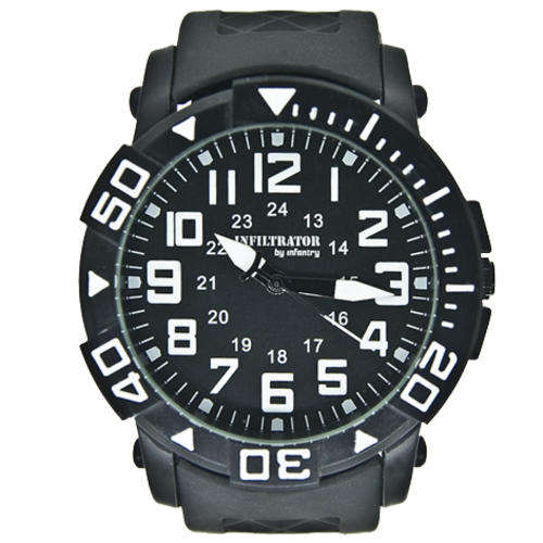 BRAND NEW INFANTRY   MILITARY ISSUE REVIVAL WATCH BOLD IN BLACK