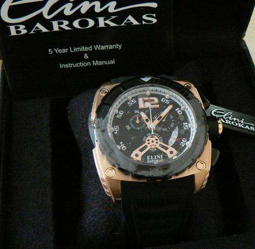 ELINI BAROKAS - COMMANDER - WHAT A WATCH **MANUFACTURER'S GUARANTEE**