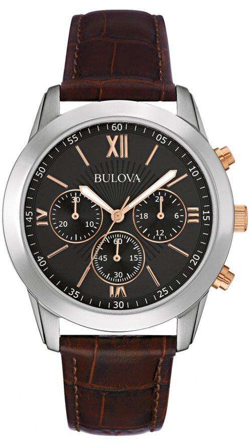 BULOVA MEN'S CHRONOGRAPH WATCH 98A142- IN BOX WITH PAPERS***LUXURY***