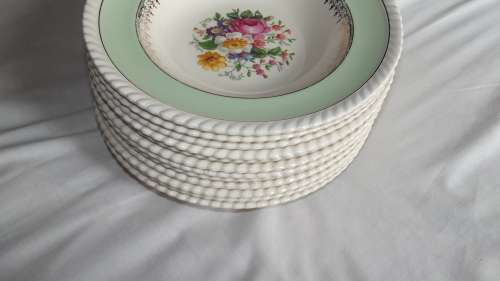 Old English Green set from Johnson Bros in England