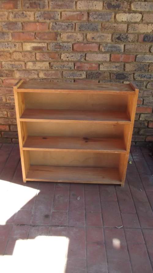 Two old bookcases