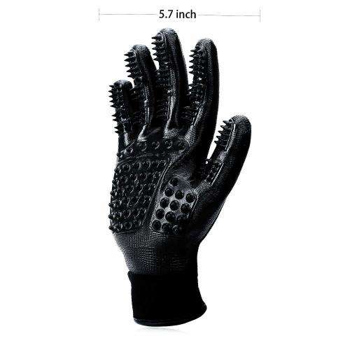 Pet Grooming Glove - Gentle De-shedding Glove