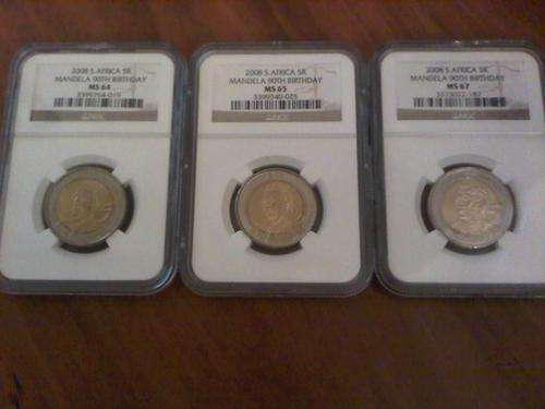 GREAT COMBO MS64  MS65 MS67 R1 START NGC GRADED 2008 BIRTHDAY COMBO FREE GIFT TO WINNING BIDDER