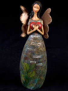 ANGEL WITH HEART - ORNAMENT (30.5cm high)