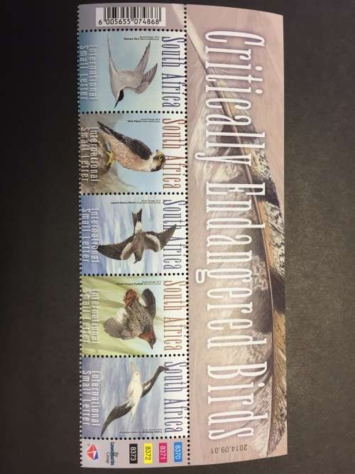 RSA Mint Stamps - 2014 Critically Endangered Birds