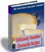Cheesecake Recipes - EBook (Free Shipping)