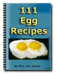 111 Egg Recipes - EBook (Free Shipping)