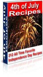4th of July Recipes Cookbook - EBook (Free Shipping)