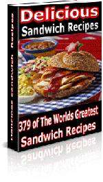 379 Sandwich Recipes - EBook (Free Shipping)