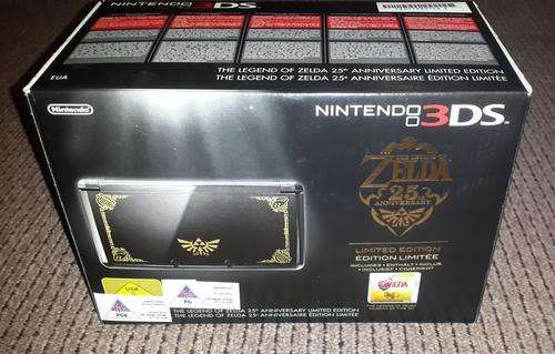Nintendo 3DS - Limited Edition with The Legend of Zelda Ocarina of Time 3D