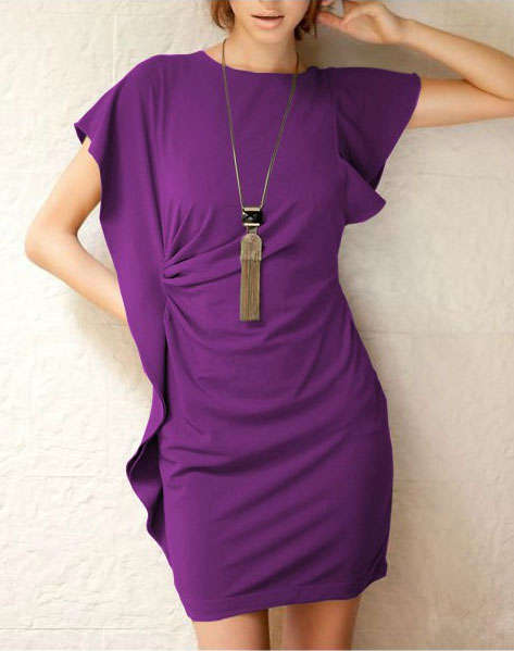 In Stock - Venturio Alessa Dress - Purple *One Size Fits Most*