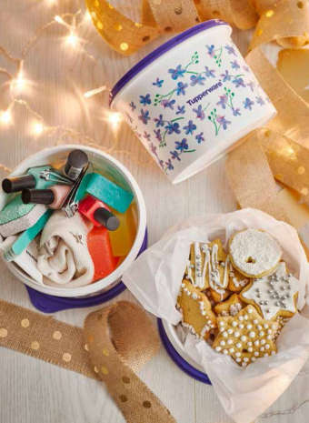 Tupperware Lilly Bliss Canisters (Set of 3)