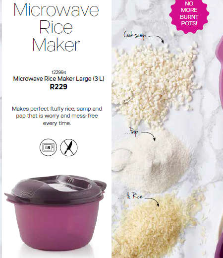 Tupperware Rice Maker (3L) Purple