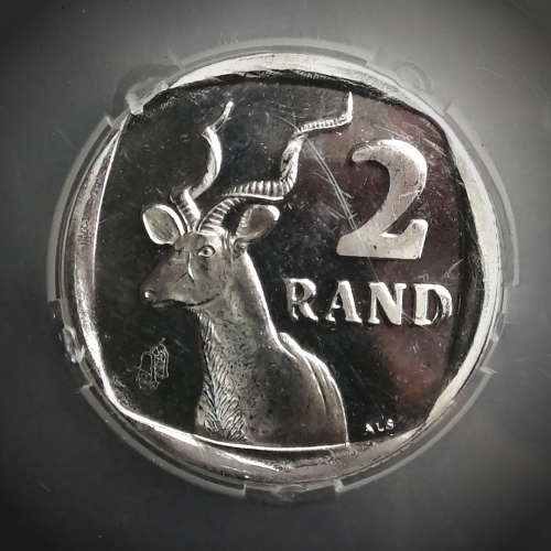 2009 S.AFRICA R2 - MINT MARK - PF66 - PROOF OOM PAUL PRESS