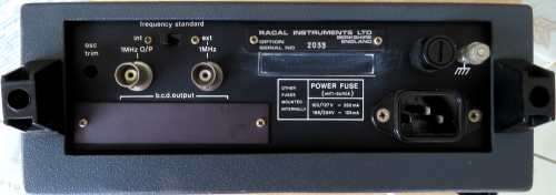 VINTAGE RACAL U.H.F FREQUENCY METER  10 Hz TO 560 MHz