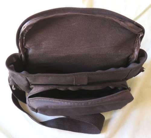 THREE SHOULDER BAGS IN VARIOUS CONFIGURATIONS FOR ONE BID