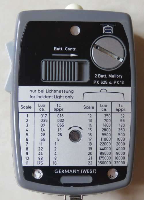 GOSSEN LUNASIX 3 PHOTOGRAPHIC LIGHTMETER