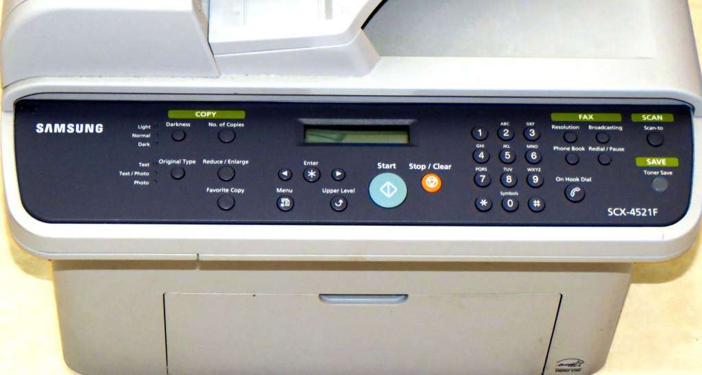 SAMSUNG SCX-4521F MULTIFUNCTION LASER PRINTER  PRINT, SCAN, COPY, FAX  BLACK & WHITE