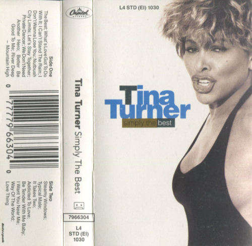 Tina Turner - Simply The Best - South African Cassette Tape
