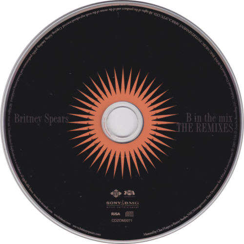 Britney Spears - B In The Mix - The Remixes CD - CDZOM2071